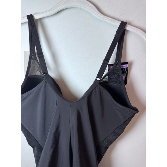 Bali womens Ultra Light Body Briefer Size 34C Shapewear Black NWT $62 - Picture 7 of 12